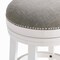 Alaterre Furniture Clara Swivel Bar Height Stool, White, 2PK ANCL04FDCR2 - alternate 2